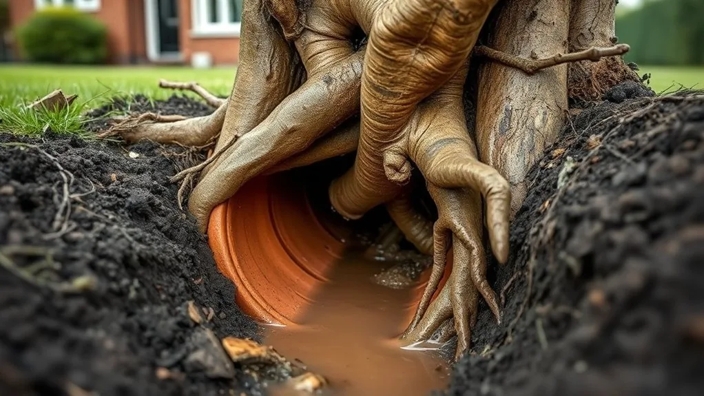 Tree Root Damage in Drains | Detection & Removal in Canterbury